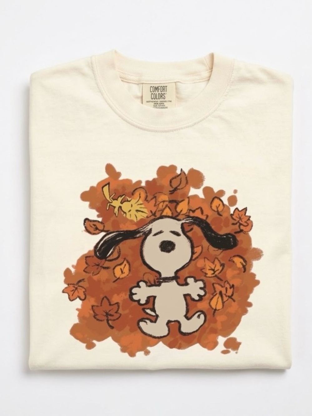 Snoopy Autumn Vibe Comfort Colors Tee Cozy Fall Season Outfit Gift For Her